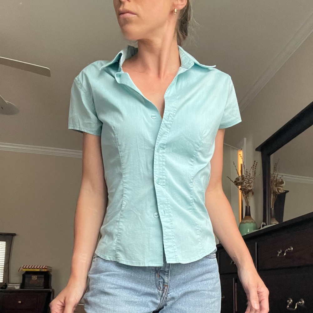Vintage button up blouse
